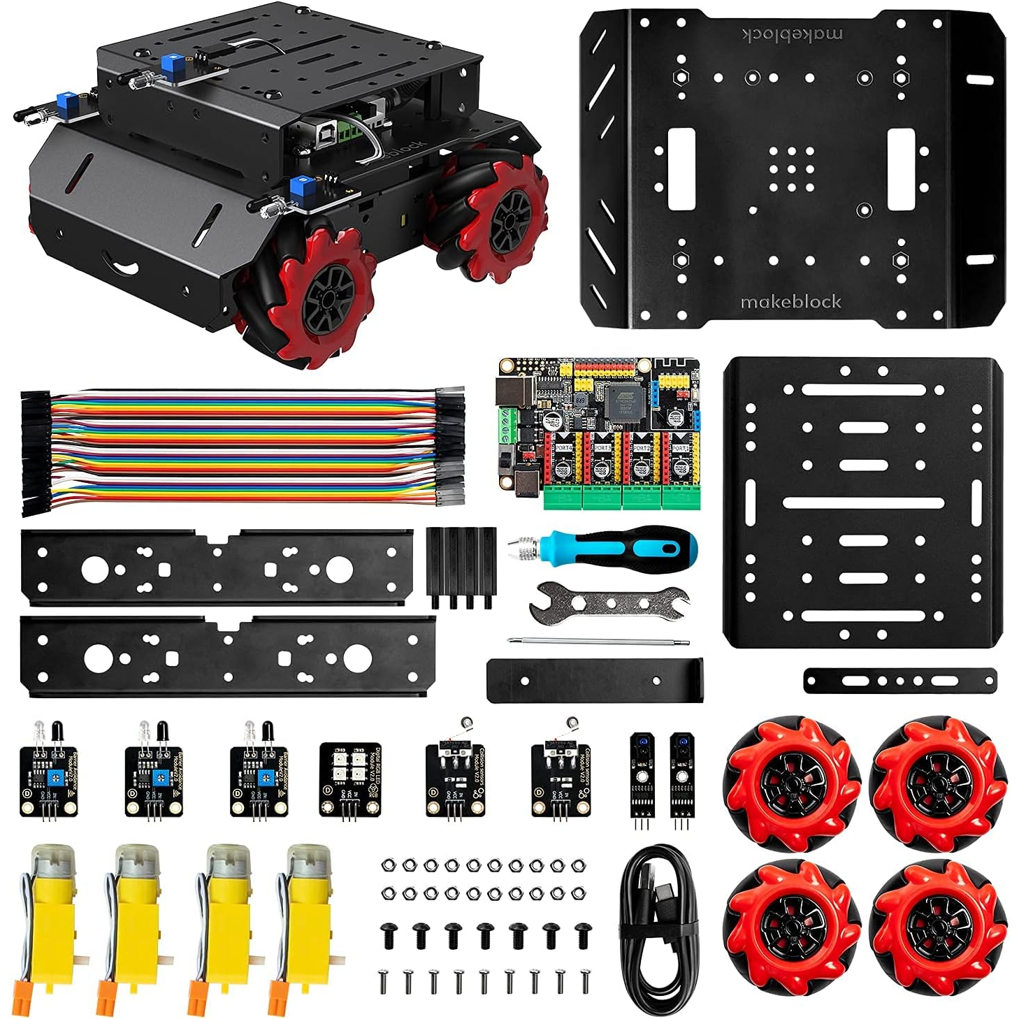 Makeblock MBot Mecanum Robotik Kodlama Seti 90428