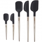 All Clad Silikon Spatula Seti(5 Para, Siyah)