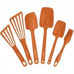 Rachael Ray Silikon Spatula Seti (6 Para, Turuncu)