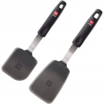 di Pro Living Designer Serisi Silikon Spatula (2 Para, Siyah)