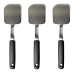 OXO Silikon Spatula Seti(3 Para, Gri)