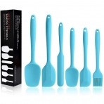 Generic Silikon Spatula Seti(6 Para, Mavi)