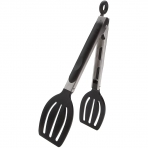 Norpro Silikon Delikli Spatula (Siyah)