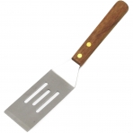 Chef Craft Paslanmaz elik Delikli Spatula (Kahverengi)