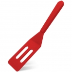 KUFUNG Silikon Delikli Mini Spatula (Krmz)