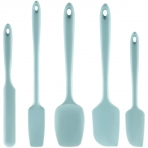 Cooptop Silikon Spatula Seti(4 Para, Mavi)