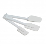 Norpro Silikon Spatula Seti (Beyaz, 3 Para)