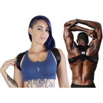 Realfitty Unisex Large Beden Dik Duru Korsesi (Siyah)