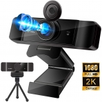 FAMPER Pro Smart Full HD 1080P Webcam