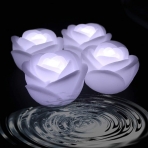 Acmee iek eklinde Led Mum Set (4 Adet)