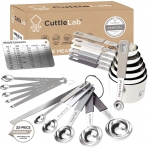 CuttleLab Paslanmaz elik l Ka Set (22 Adet)