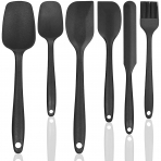 COONLINE Silikon Spatula Set (6 Para) (Siyah)