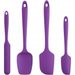 U-Taste Silikon Spatula Seti (Mor)(4 Adet)