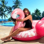 AirSwim ime Havuz-Deniz Simidi (Flamingo)