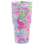 Lilly Pulitzer 890 mL elik Termos(Pembe)