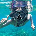 OMORC Snorkel Set, Anti-Fog Snorkel Mask Impact Panoromik nolkel