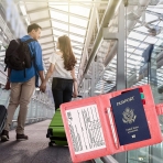 Uhitmi RFID Korumal Deri Pasaportluk (Pembe)