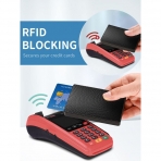 NEW-BRING RFID Korumal Erkek Alminyum Kartlk(Siyah Desenli)