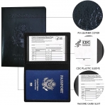 Generic  RFID Korumal Erkek Deri Pasaportluk (Kahverengi)