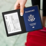 Sofpadur Deri Pasaportluk(2 Adet)(Lacivert(Gri)