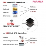 PAPARIA RFID Korumal Kadn Deri Czdan (Turuncu)