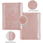 LAUWOO RFID Korumal Deri Pasaportluk (Pink)