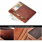 BRASS TACKS Leathercraft RFID Korumal Erkek Deri Czdan (Brown)