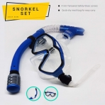 SKP Products Adult Snorkel Set 4 mm Tempered Resistant Glass Anti