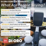 di Oro Living Chef Serisi Silikon Spatula Seti (3 Para, Siyah)