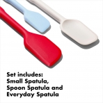 OXO Silikon Spatula Seti(3 Para, ok Renkli)