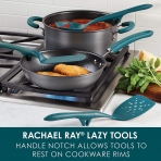 Rachael Ray Silikon Spatula Seti (2 Para, Mavi)