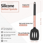 BUNDLEPRO Silikon Spatula Seti (2 Para, Siyah)