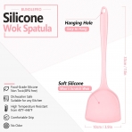 BUNDLEPRO Silikon Spatula Seti (2 Para, Pembe/Mint)