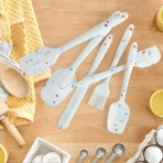 SHEbaking Silikon Spatula Seti (Beyaz, 6 Para)