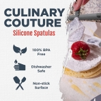 Culinary Couture Silikon Spatula Seti(4 Para, Gri)