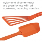 Rachael Ray Silikon Spatula Seti (6 Para, Turuncu)