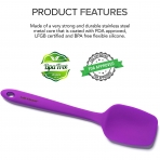 Daily Kitchen Silikon Spatula Seti(4 Para, Mor)