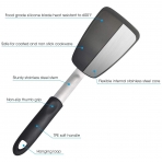 Unicook Silikon Spatula (Siyah)