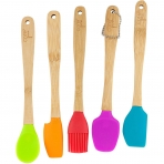 Core Kitchen Silikon Spatula Set (5 Para, Renkli)