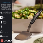 di Pro Living Designer Serisi Silikon Spatula (2 Para, Siyah)