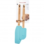 KitchenAid Silikon Spatula Set (2 Adet, Mavi)