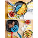 StarPack Silikon Delikli Spatula (Mavi)