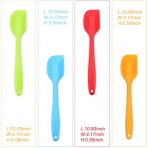 ALLWIN-HOUSEWARE Silikon Spatula Seti (4 Para, Renkli)