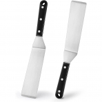 Leonyo Paslanmaz elik Narrow Spatula (2 Para)