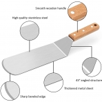 HaSteeL Paslanmaz elik Spatula Seti(2 Para, Gm/Kahverengi)