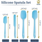 Ultra Cuisine Silikon Spatula (Mavi, 5 Para)