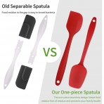 WYWHOM Silikon Spatula Seti (Krmz, 10 Para)