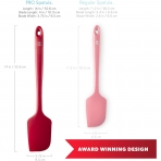 di Pro Living Seamless Serisi Silikon XL Spatula (Krmz)