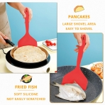 KUFUNG Silikon Geni Spatula (Krmz)