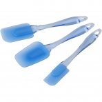 Wilton Silikon Spatula Seti (Mavi, 3 Para)